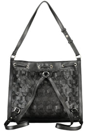 MOCHILA TIRACOLO DESIGUAL MULHER PRETA