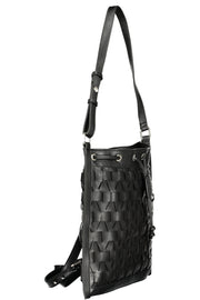 MOCHILA TIRACOLO DESIGUAL MULHER PRETA