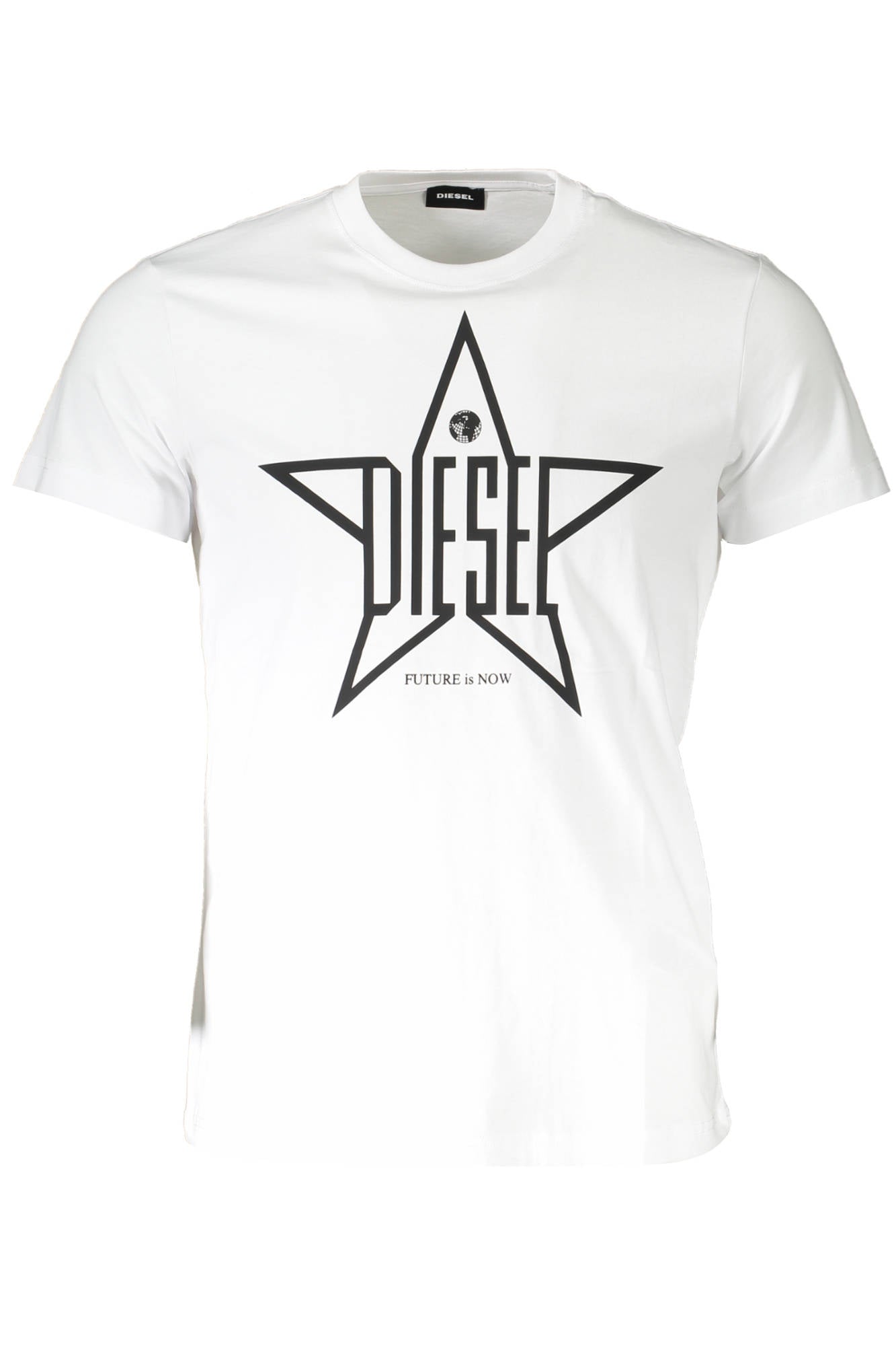 MEN'S DIESEL WHITE SHORT SLEEVE T-SHIRT