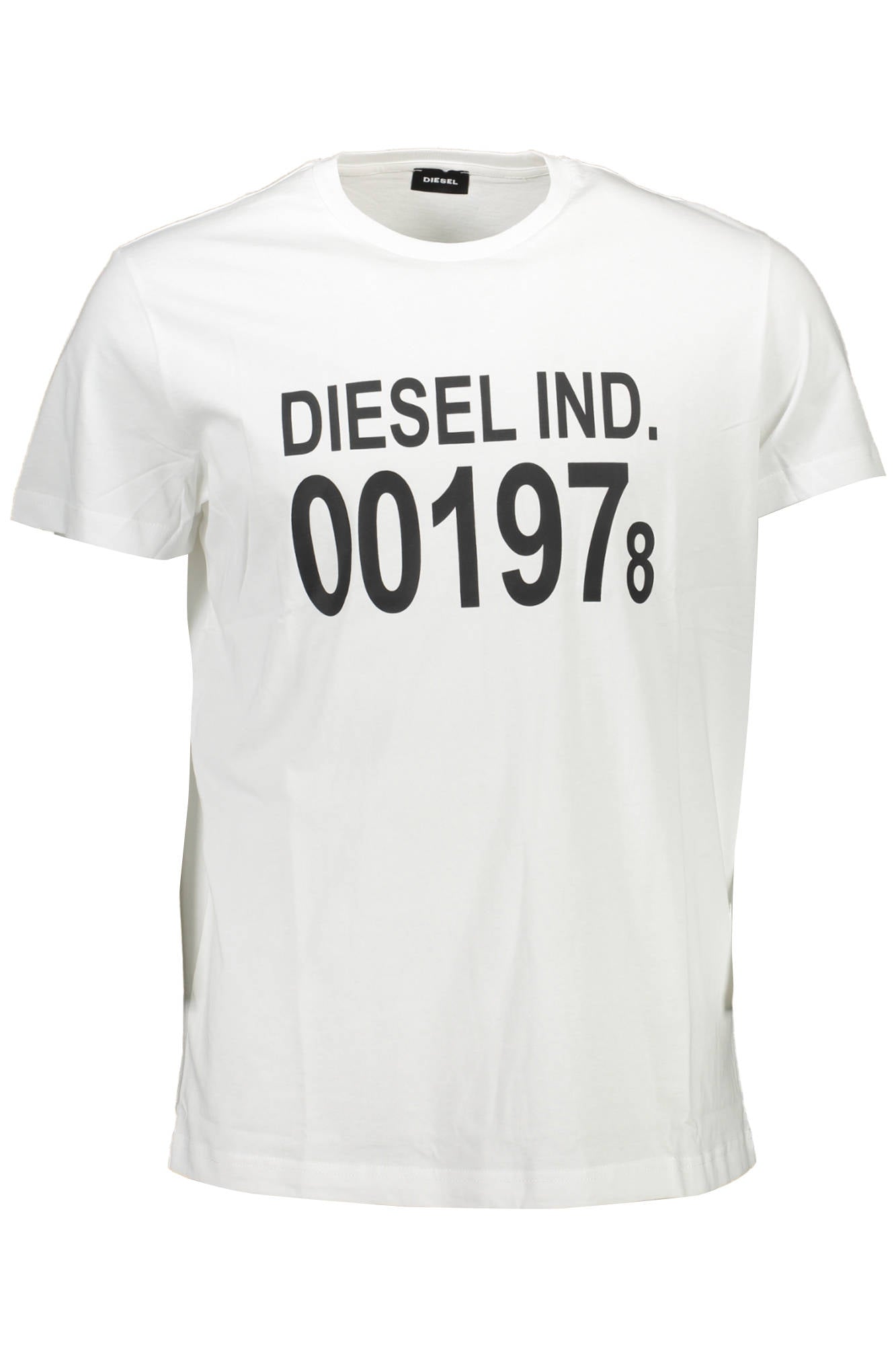 T-SHIRT DE MANGA CURTA DIESEL BRANCA PARA HOMEM