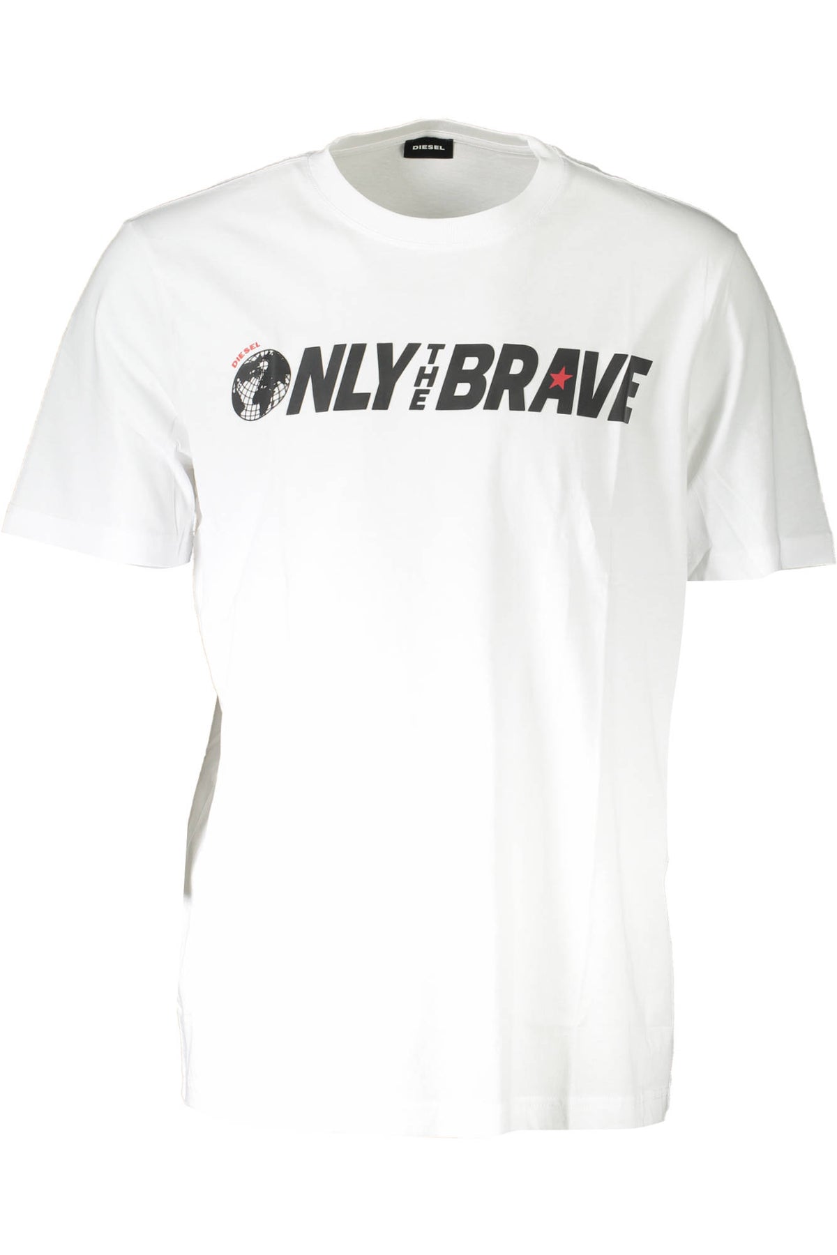 T-SHIRT EM ALGODÃO DIESEL HOMEM BRANCA
