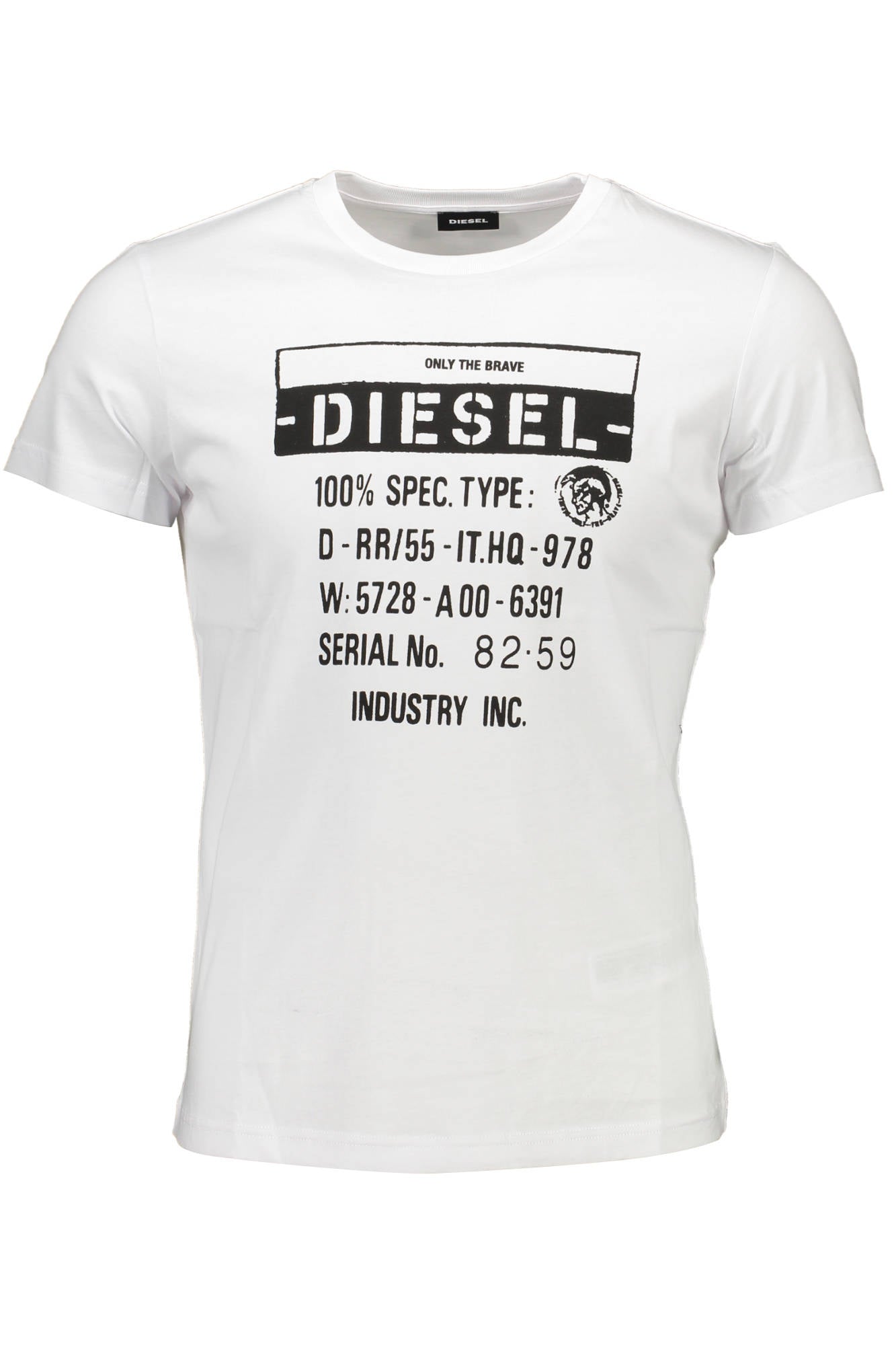 MEN'S DIESEL WHITE SHORT SLEEVE T-SHIRT