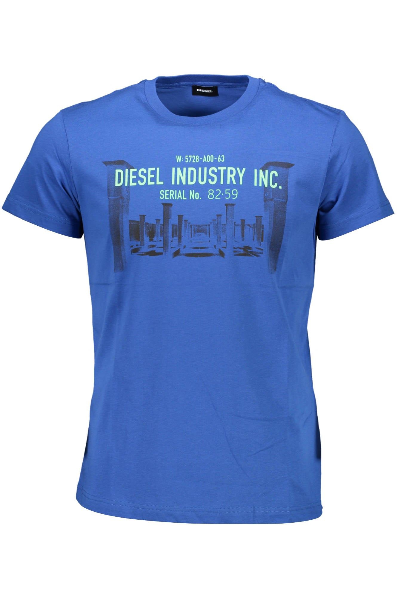 MEN'S BLUE DIESEL SHORT SLEEVE T-SHIRT