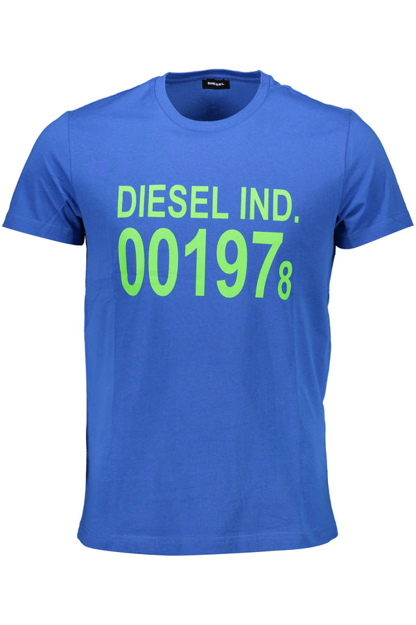 T-SHIRT DE MANGA CURTA DIESEL HOMEM AZUL