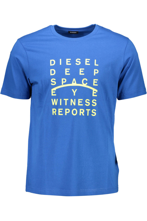 T-SHIRT DE MANGA CURTA DIESEL HOMEM AZUL
