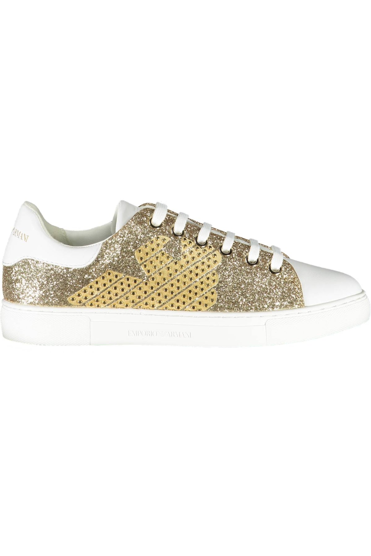 SAPATOS ESPORTIVOS FEMININOS EMPORIO ARMANI OURO