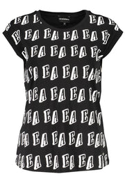 T-SHIRT SEM MANGAS EMPORIO ARMANI MULHER NEGRA