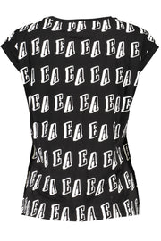 T-SHIRT SEM MANGAS EMPORIO ARMANI MULHER NEGRA