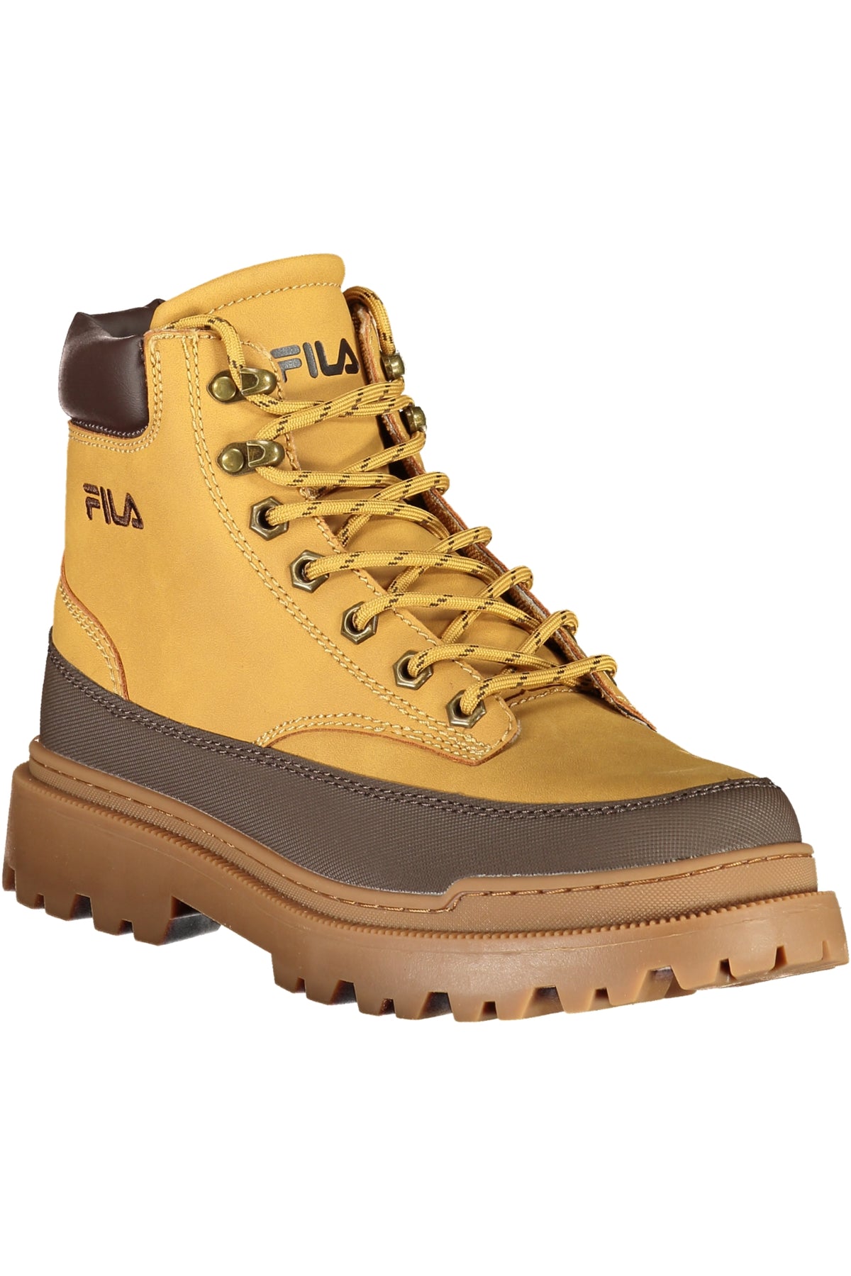 SAPATILHAS COM BORDADO FILA HOMEM AMARELAS
