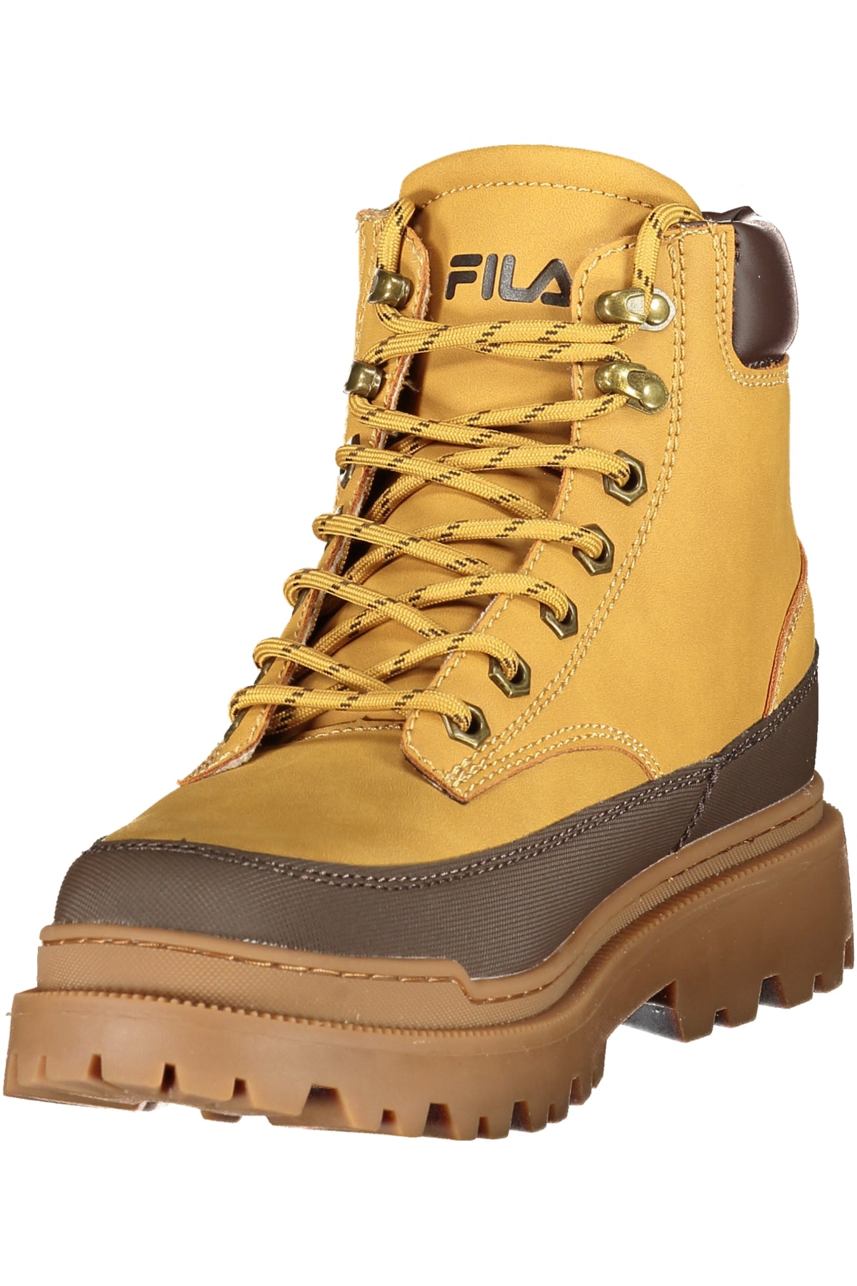 SAPATILHAS COM BORDADO FILA HOMEM AMARELAS