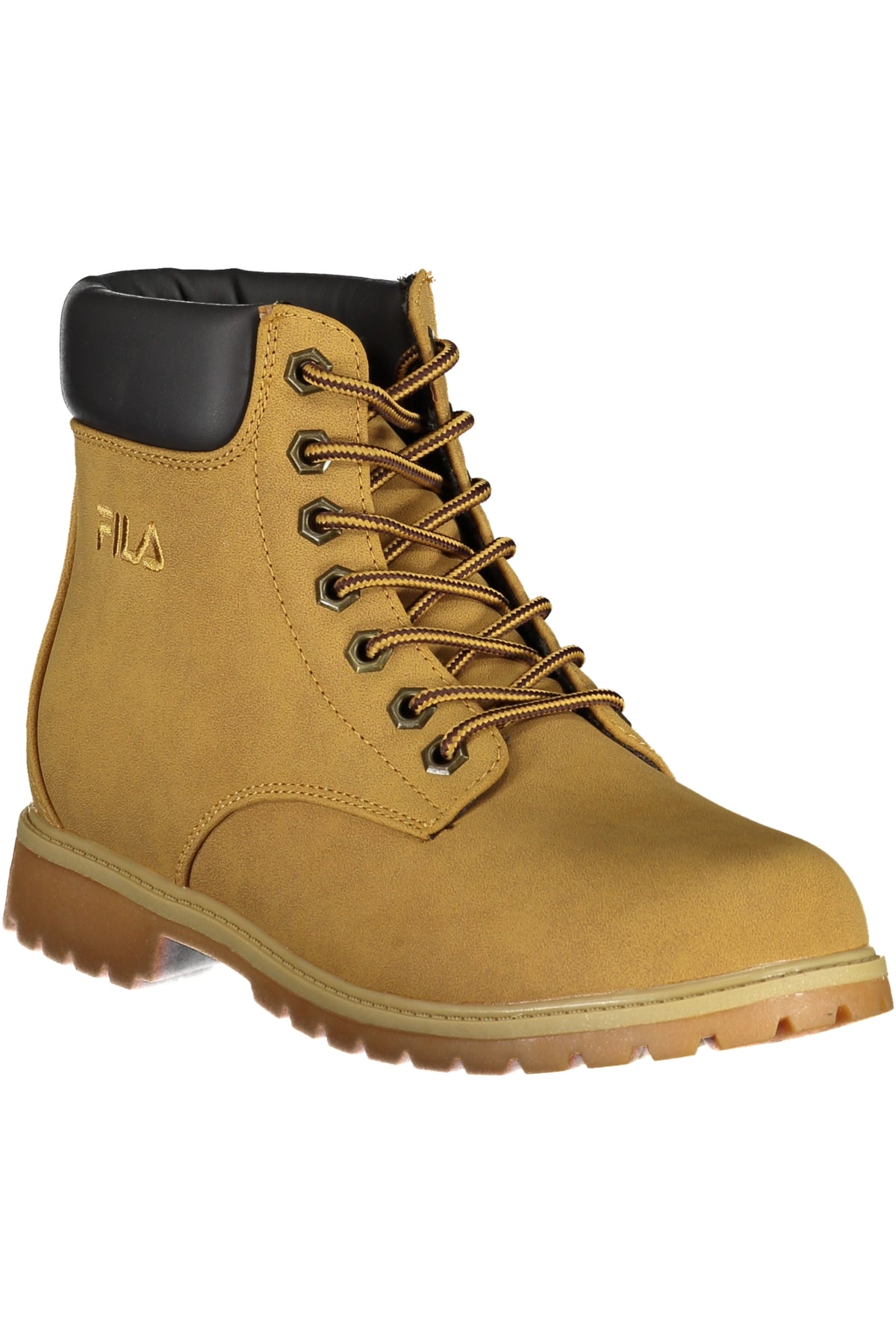BOTINS COM ATACADORES FILA MULHER AMARELOS