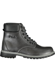 BOTINS COM ATACADORES FILA MULHER PRETOS