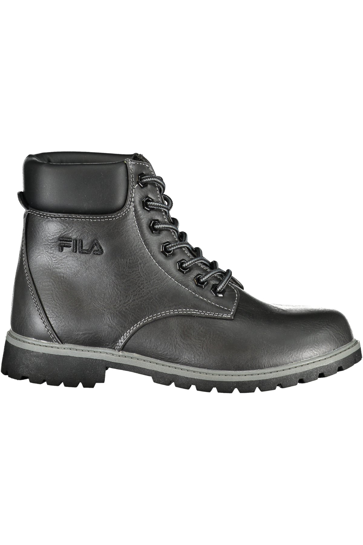 BOTINS COM ATACADORES FILA MULHER PRETOS