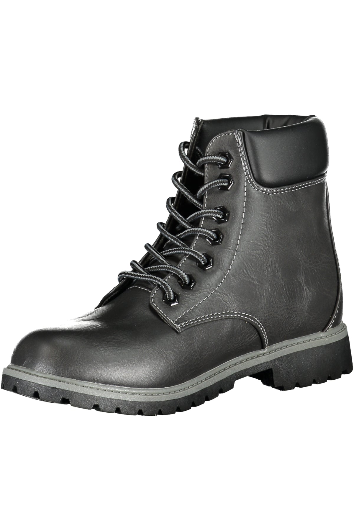 BOTINS COM ATACADORES FILA MULHER PRETOS
