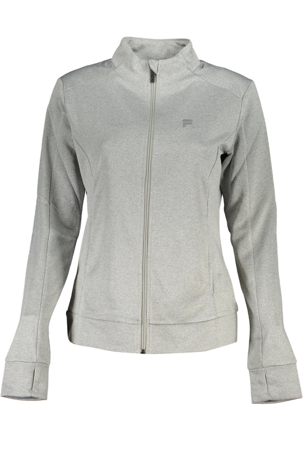 CAMISOLA COM ZIP CINZA FILA PARA MULHER