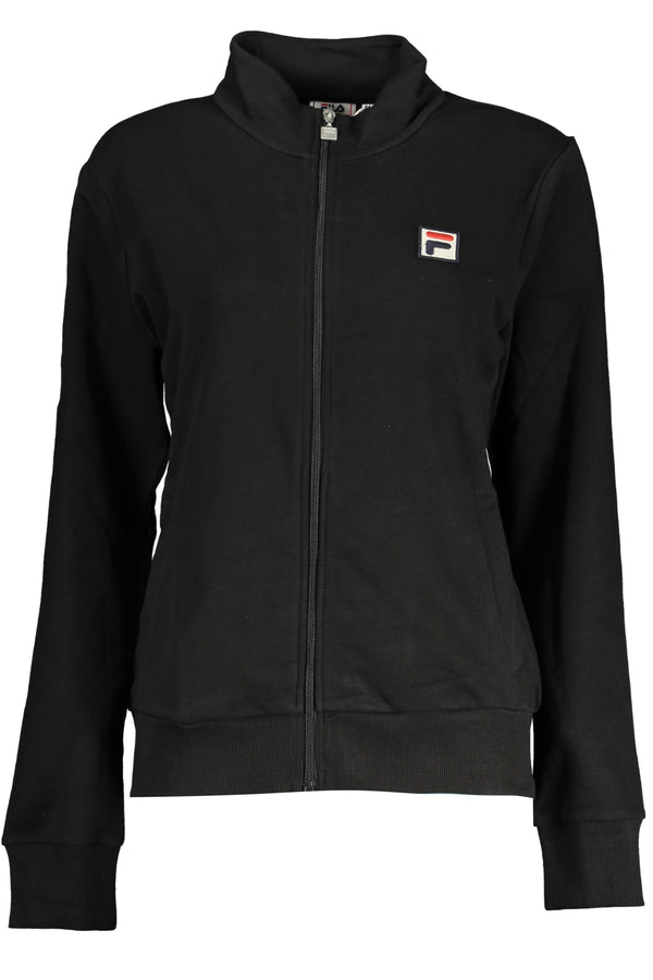 CAMISOLA FEMININA FILA PRETA COM ZIP