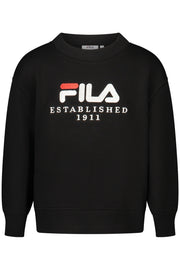 SWEATSHIRT EM ALGODÃO FILA CRIANÇA PRETA
