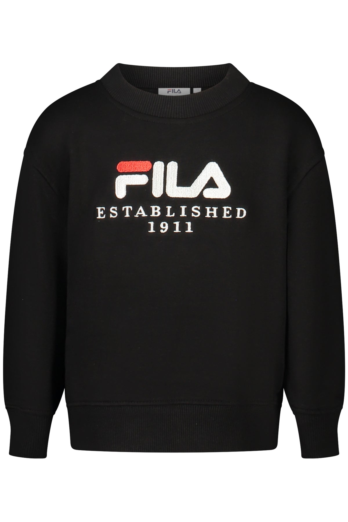 SWEATSHIRT EM ALGODÃO FILA CRIANÇA PRETA
