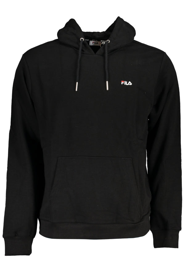 MOLETOM PRETO COM ZIPLESS FILA HOMEM