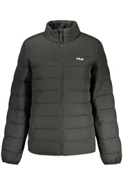 BLUSÃO COM ESTAMPADO FILA MULHER PRETO