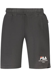 CALÇAS DE FATO DE TREINO COM ATACADORES FILA HOMEM PRETAS