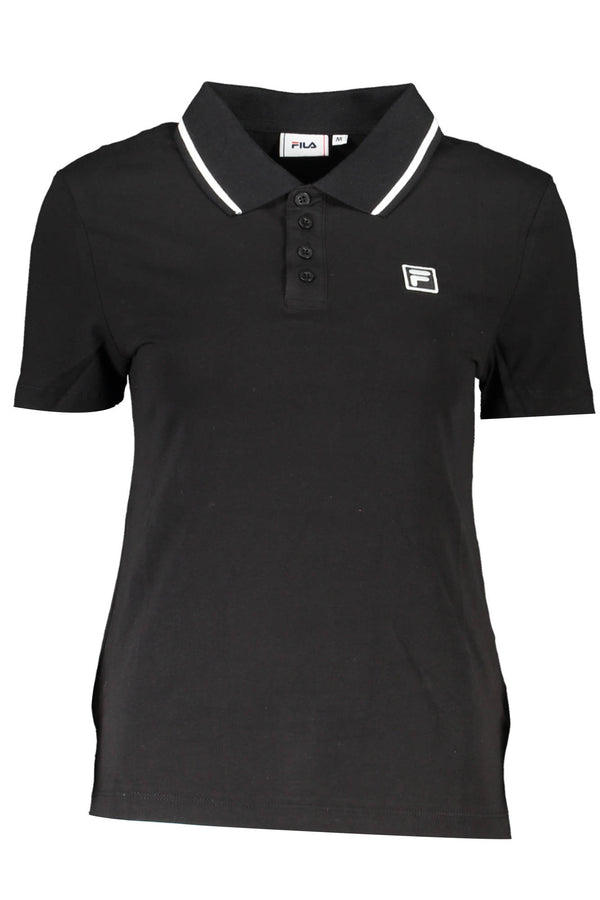 FILA POLO MANGA CURTA MULHER PRETO