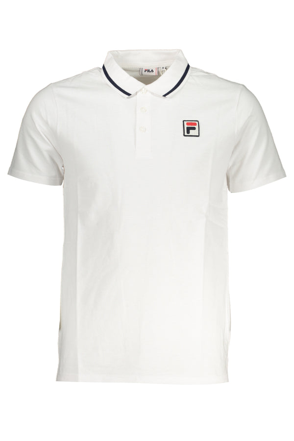 CAMISA POLO FILA HOMEM BRANCA DE MANGA CURTA