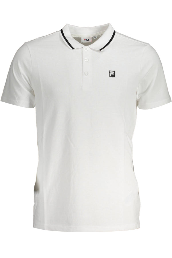 CAMISA POLO FILA HOMEM BRANCA DE MANGA CURTA