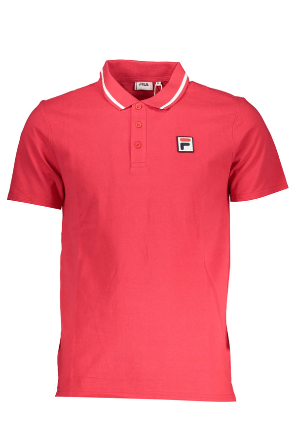 CAMISA POLO FILA HOMEM VERMELHA DE MANGA CURTA