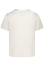 T-SHIRT EM ALGODÃO FILA CRIANÇA BRANCA