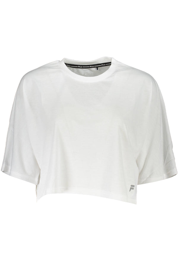 T-SHIRT DE MANGA CURTA FILA FEMININA BRANCA