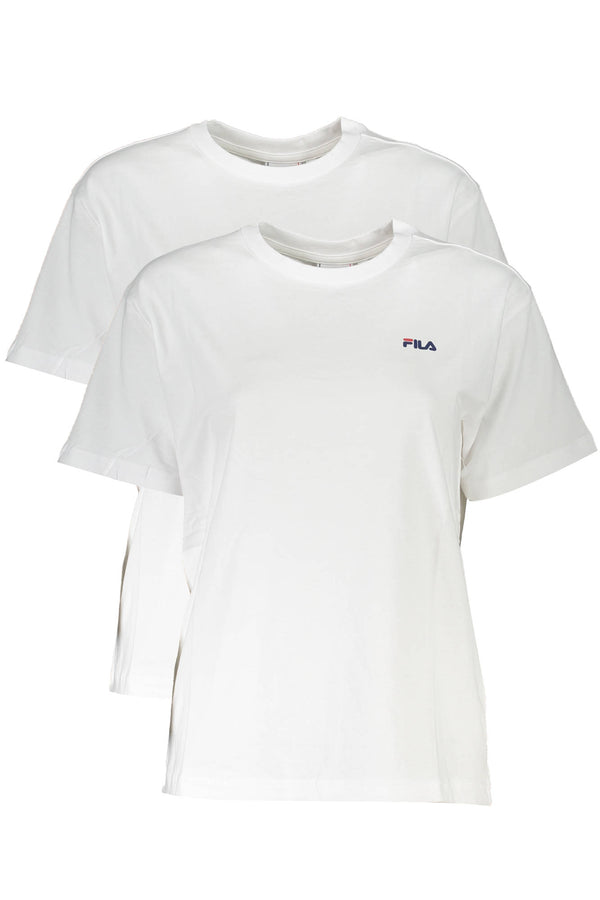T-SHIRT DE MANGA CURTA FILA FEMININA BRANCA