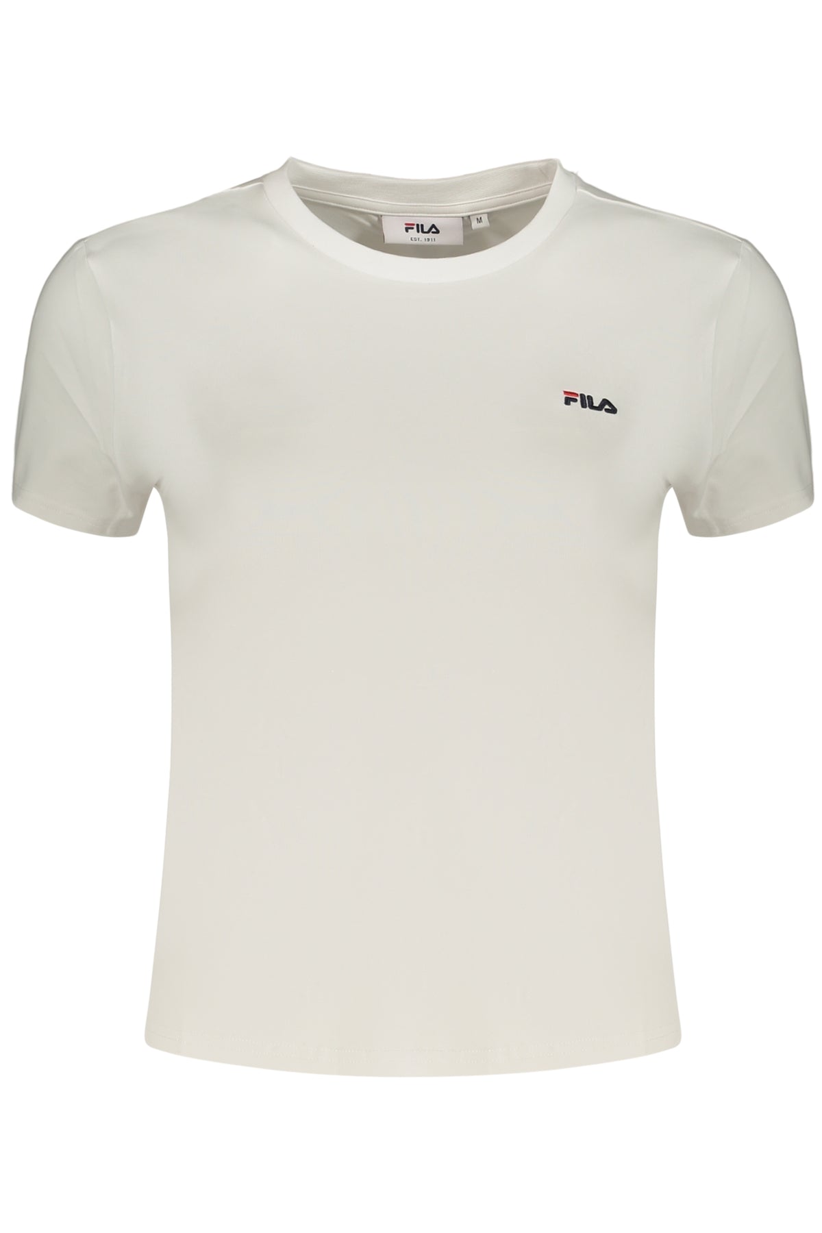 T-SHIRT EM ALGODÃO FILA MULHER BRANCA