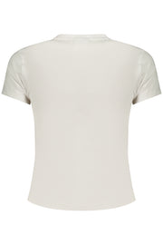 T-SHIRT EM ALGODÃO FILA MULHER BRANCA
