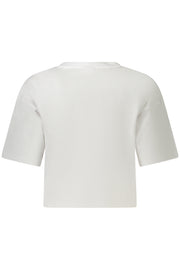 T-SHIRT EM ALGODÃO FILA MULHER BRANCA