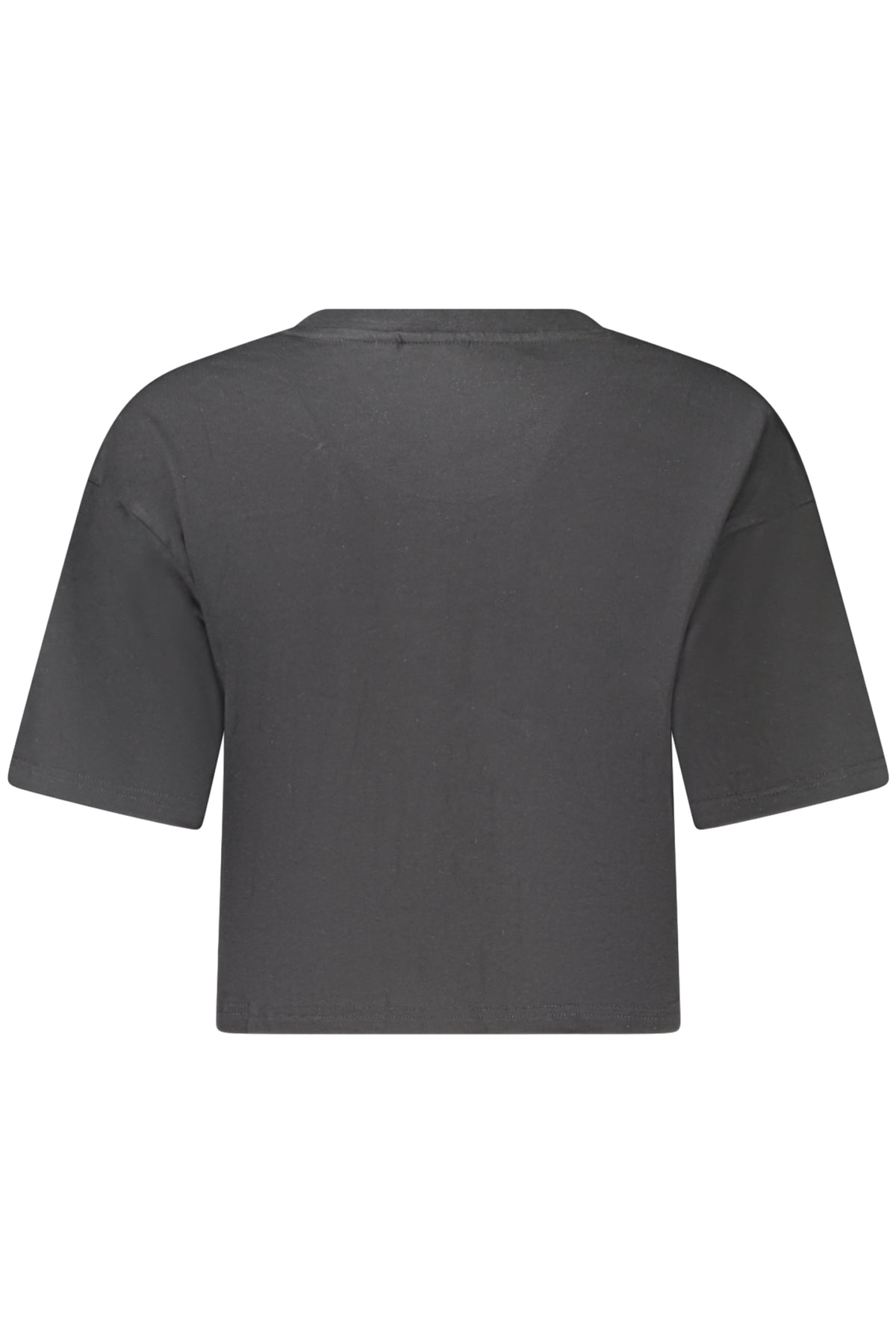 T-SHIRT EM ALGODÃO FILA MULHER PRETA
