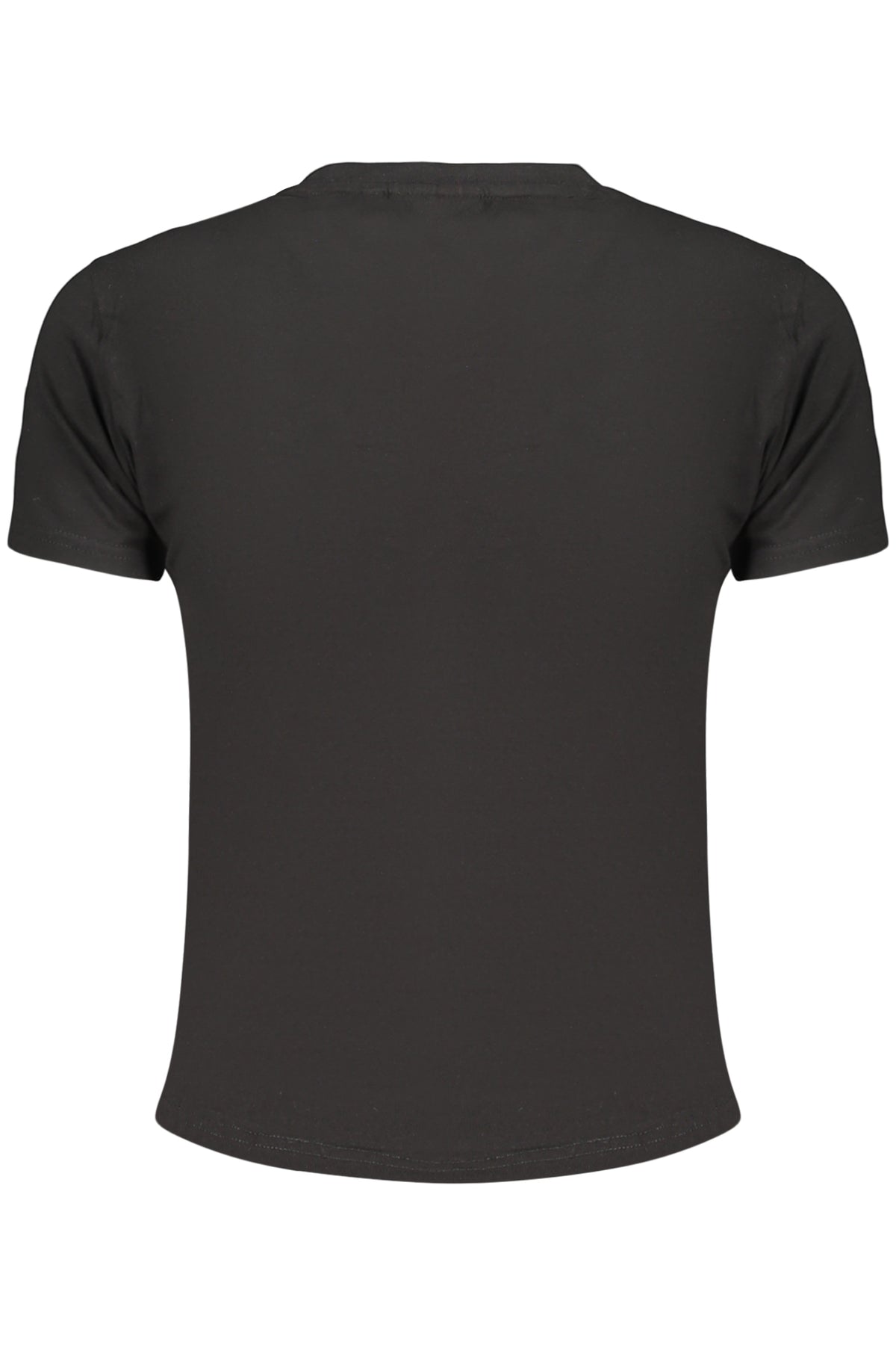 T-SHIRT EM ALGODÃO FILA MULHER PRETA