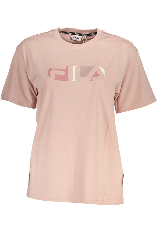 T-SHIRT DE MANGA CURTA FILA MULHER ROSA