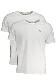 T-SHIRT EM ALGODÃO FILA HOMEM BRANCA