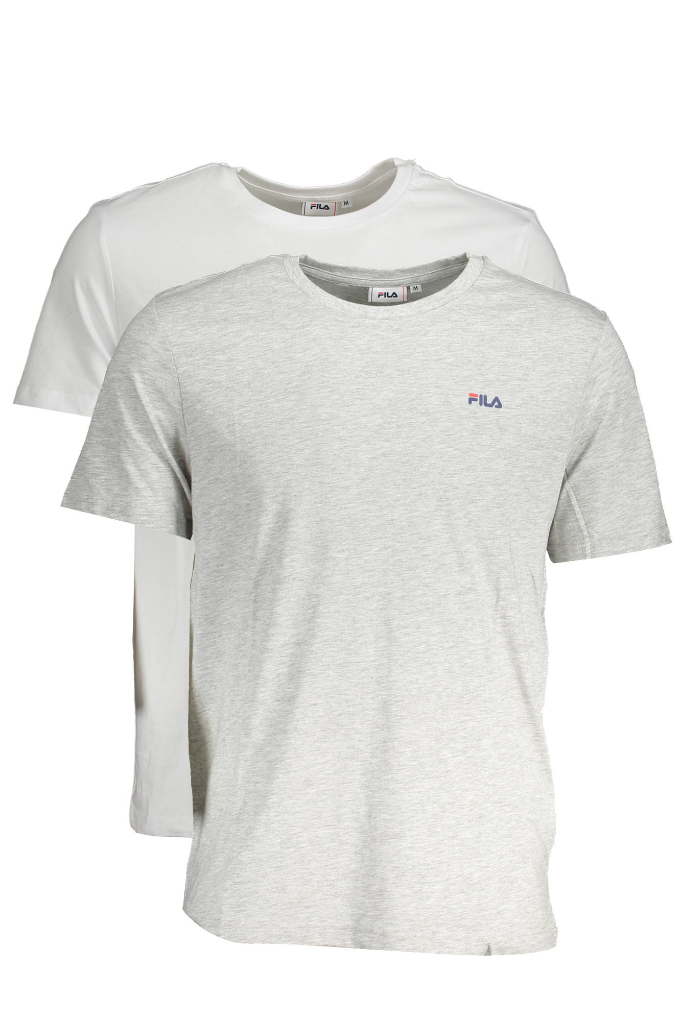 T-SHIRT EM ALGODÃO FILA HOMEM CINZENTA