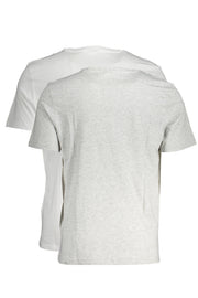 T-SHIRT EM ALGODÃO FILA HOMEM CINZENTA