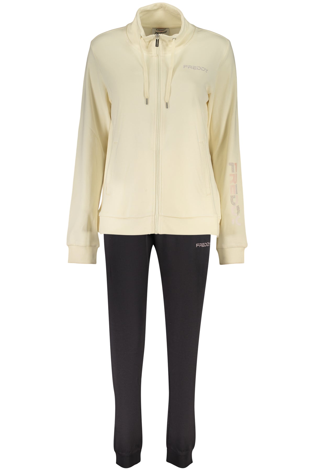 SWEATSHIRT COM ATACADORES FREDDY MULHER BEGE