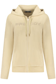 SWEATSHIRT EM ALGODÃO FREDDY MULHER BEGE