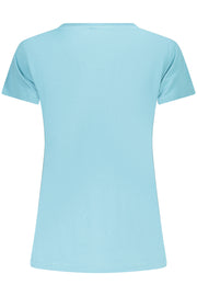 T-SHIRT EM ALGODÃO FREDDY MULHER AZUL CLARO
