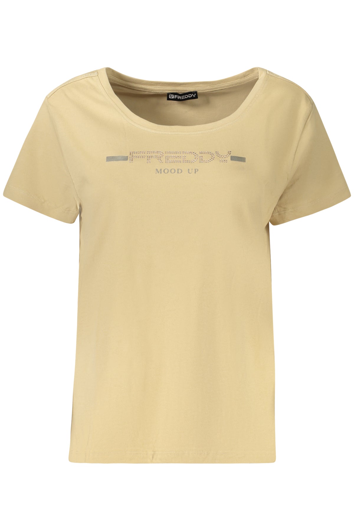 T-SHIRT EM ALGODÃO FREDDY MULHER BEGE