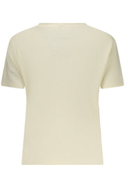 T-SHIRT EM ALGODÃO FREDDY MULHER BEGE