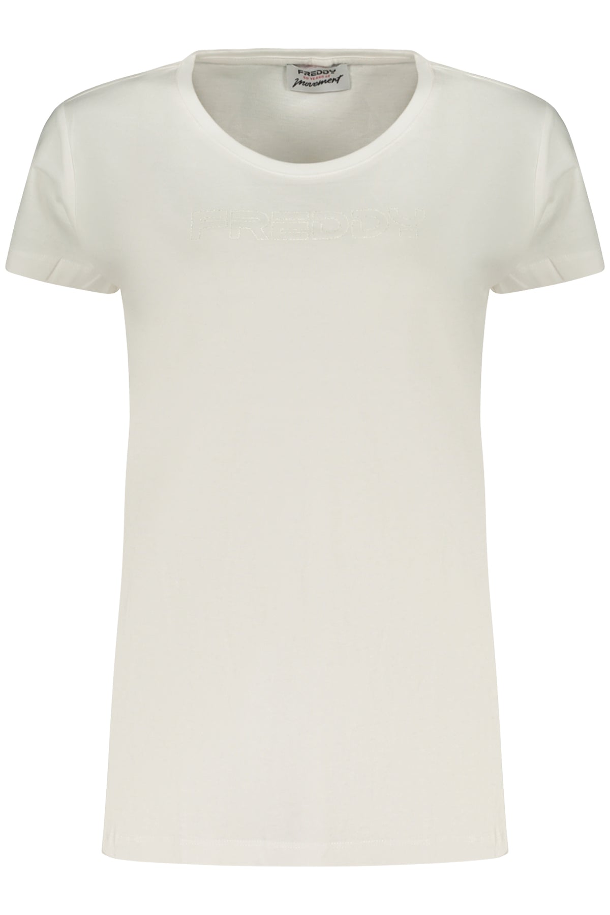 T-SHIRT EM ALGODÃO FREDDY MULHER BRANCA
