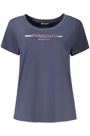 T-SHIRT EM ALGODÃO FREDDY MULHER AZUL