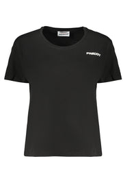 T-SHIRT EM ALGODÃO FREDDY MULHER PRETA