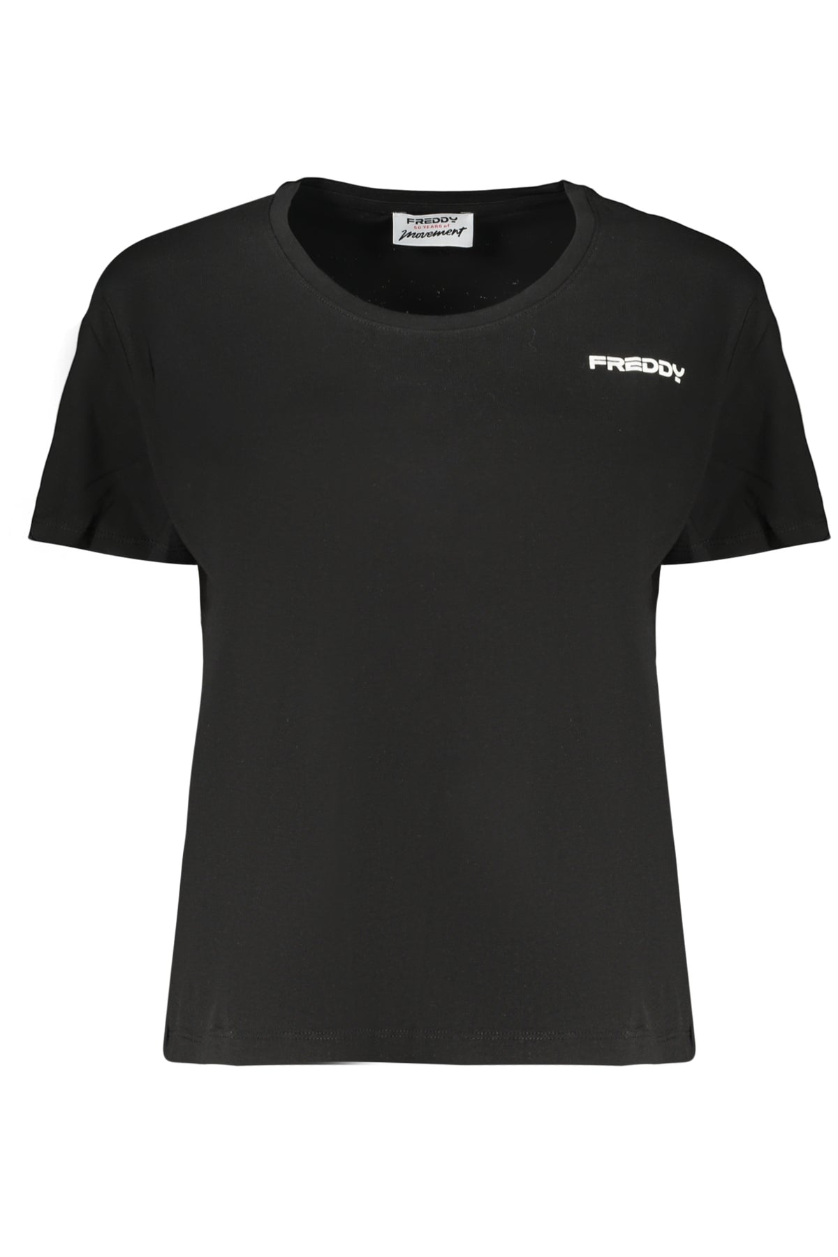 T-SHIRT EM ALGODÃO FREDDY MULHER PRETA